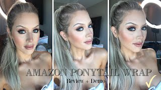 Trying A $13.99 Wrap Ponytail From Amazon | Review + Demo