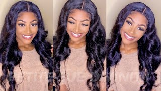 Big Sexy Curls On Deep Wave Lace Front Wig Ft. Unice Hair| Petite-Sue Divinitii
