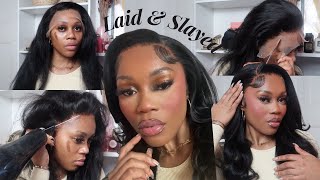 Full Silky Soft & Straight Transparent Lace Wig | Step By Step Install | Junoda Wig