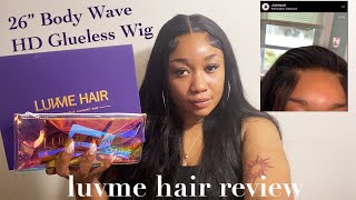 Luvme Hair | 26 Inch Hd Glueless Lace Bodywave