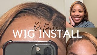 Detailed Lace Front Wig Install | Beginner Friendly, Bleaching, Plucking, Install