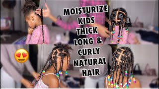 Moisturize & Style Kids Thick Long Curly Hair With 2 Products