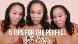 Best Silk Press Routine For Natural Hair | 5 Tips For Amazing Results Every Time!