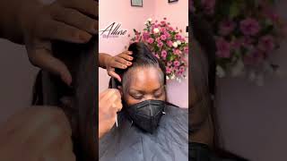 Hair Review|Straight Glueless Full Lace Front Wig|Hairtutorial #Amandahair #Shorts #Wiginstall