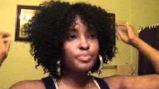 Invisible Part Quickweave With Kinky Curly Hair