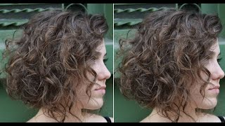 How To: Layered Bob Haircut Step By Step | Textured Bob Haircut 2021 | Curly Bob Hairstyles