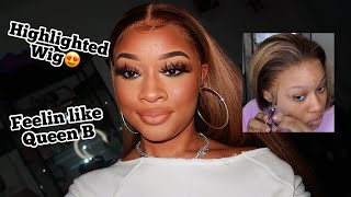 Already Highlights Added?! // African Mall Lace Front Wig Install