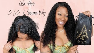 Get Ready With Me | Make Closures Look Like Frontals | Ula Hair Bomb  5X5 Lace Closure Wig