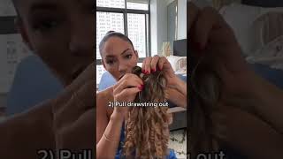 How To: Apply Your Bebonia Curly Ponytail
