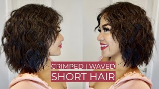 Tutorial: How To Crimp | Wave Your Short Hair!!!~