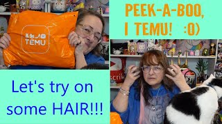 Temu ~ Let'S Try On Some Hair!~Unboxing & Review