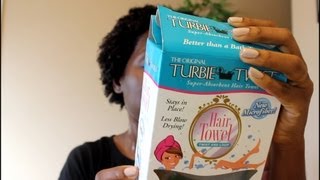 Product Review:  Turbie Twist Hair Towel For Quick Hair Drying Time