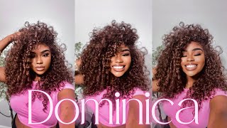 Outre Dominica | Fluffy Curls + Easy Lace Front Wig Install Ft. Blackhairspray