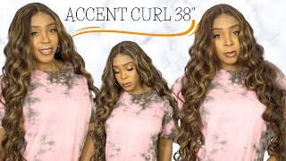Organique Synthetic Hair 5 Inch Hd Lace Front Wig - Accent Curl 38 --/Wigtypes.Com