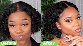 Watch Me Transform This "Aunty" Pixie Cut Wig! | Omgqueen