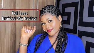 Watch Me Unbox & Review A Full Lace Braided Wig For The First Time.