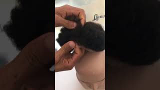 Wig For Black Men, Men'S Afro Curl Human Hair Wig Or Lace Base Toupee From Chinese Manufacture