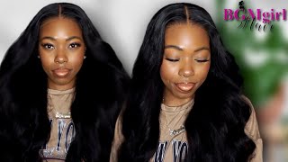 3 Second Wig Install | Body Wave Throw On & Go Glueless Hd Lace Closure Wig | Bgmgirl Hair