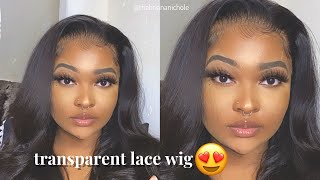 Transparent 13X4 Lace Wig Install | Eflin Hair