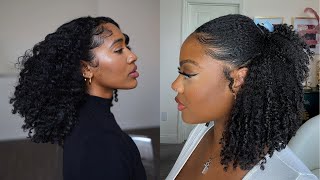 Simple Everyday Work/ School Natural Hairstyles| Short, Medium And Long Hair | 2022 Compilation