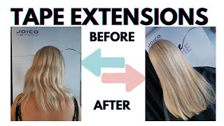 Tape In Hair Extensions - What To Do Tape Extensions