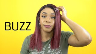Zury Sis Beyond Synthetic Hair Twin Part Lace Front Wig - Byd Tp Lace H Buzz --/Wigtypes.Com