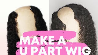 How To Make A U-Part Wig On A Sewing Machine - Mercy Couture Wigs Hair