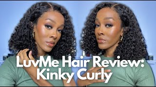 Luvme Hair Glueless Wig | Kinky Curly Wig Review