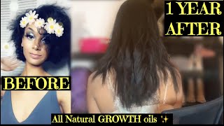 All Natural Hair Growth Oils | Amazing Results!