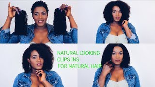 How To Blend Clip Ins With Short Natural Hair | Myfirstwig