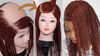 Detailed Braided Wig Using Expression Braid | No Closure Wig | Valerie