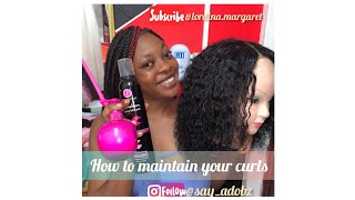 How To Maintain And Moisturise Your Curly Wigs