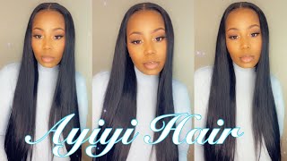 Yessss!!! 26 Inch 13X4 Bone Straight Transparent Lace Wig || Ft Ayiyi Hair