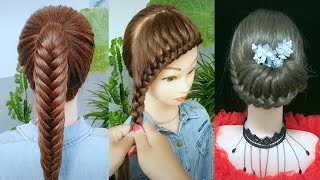 New Hair Style Girl Jeans Top || Prom Hairstyle For Long Hair  Best Hairstyles For Girls 2021 #2