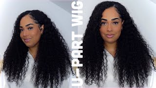 Easy & Affordable Curly U-Part Wig Install Ft Rukahair *Not Sponsored* | @Iamloisxo