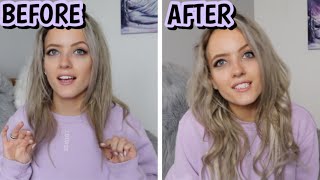 How To: Clip In & Style Foxy Locks Hair Extensions - Tutorial & Review