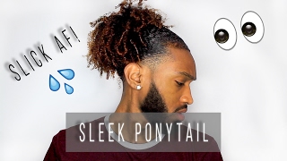 Sleek Ponytail On Natural Hair | Tutorial