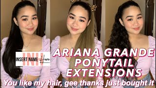 How To: Ariana Grande Ponytail Extensions From Insert Name Here Hair (Inh Hair) + Giveaway #Inhbabe