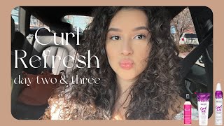 How I Refresh My Curls: Day Two & Day Three Hair