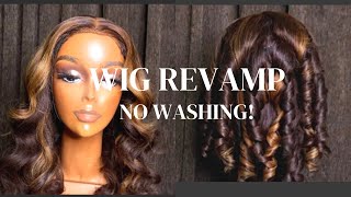 Revamp Your Old Wig In 1 Hour!! | How To Curl A Wig |Beginner Friendly!