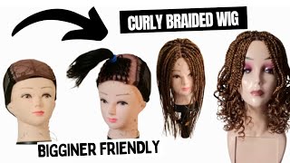 Curly Affordable Braided Wig | Beginner Friendly