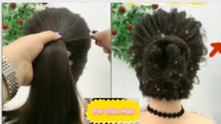 #Hairstyles For Thin Hair! Hair Accessories Topsy Tail Hairstyle