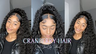 How To: Viral Claw Clip Tutorial On A Closure Wig | 4X4 Hd Closure Wig | Ft. Cranberry Hair
