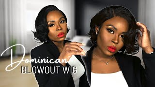 Very Much Giving Dominican Blowout  | No Curling Iron | Realistic Side Closure Bob Wig | Luvme Hair