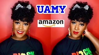 Cute $20 Curly Ponytail & Bang - Budget Friendly Friday (Ep.20) - (Uamy) Amazon Prime