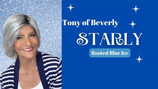 Tony Of Beverly | Starly | Rooted Blue Ice | Low Density Throw & Go Style | Wig Review