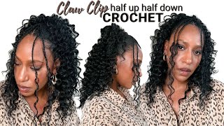 Tiktok Made Me Do It! Viral Half Up Half Down "Claw Clip" Crochet Hairstyle