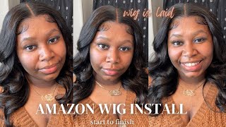 Start To Finish Amazon Wig Install | 5X5 Hd Closure Wig Install | Jalesin Wigs 2023