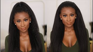 The Most Natural Kinky Straight Hair | Megalook Hair