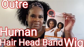 Outre Human Hair Headband Wig /Samsbeauty